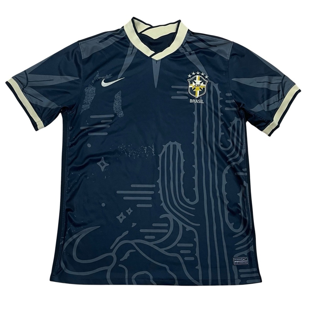 Nike Brazil National Soccer Team Jersey Mens 2XL 2020 2021 FIFA World Cup